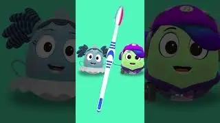 Brush your teeth 🪥 #eggventurers #shorts #kidssongs #brushteeth