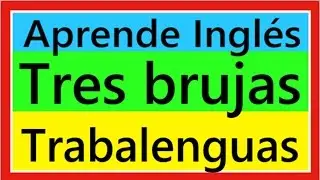 Tongue Teister in English- Three witches- Learn English