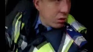 The driver took the documents and drove away.