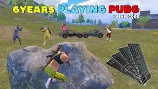 Result of 6 Years of Playing PUBG🔥| + Sensi Code | 5 Finger Claw.