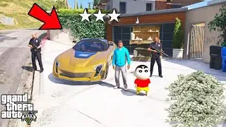 Franklin And Shinchan Stealing World Most Expensive Future Concept Car In GTA V