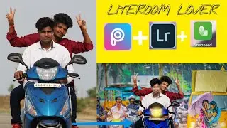 scooter bike photo editing trick ll2018 PicsArt best edit with manipulation . ("Literoom lover")