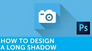 How To Make A Long Shadow Effect In Photoshop | Flat Design Tutorial