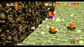 Super Mario 64 - Star Road - walkthrough Bowser Course 1