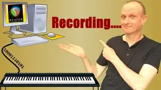 How to record digital piano on Reaper using MIDI