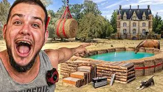 Piscine GÉANTE pour 500€ au château !