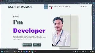 How to make portfolio website in Django, containing HTML,CSS and javascript.