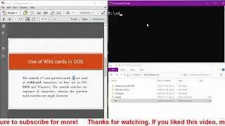 Basic DOS Commands