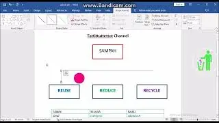 Membuat garis objek mejadi lurus microsoft word