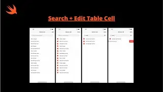 How to edit cell from barbutton in table view? |  Search | iOS 15.0