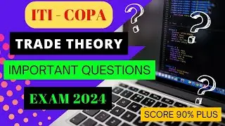 ITI COPA Theory Question Paper 2024 | iti copa trade important questions | iti copa cbt exam