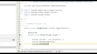 Writing JavaFX program in easy steps