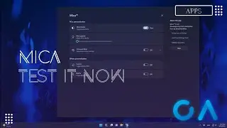 How to test windows mica
