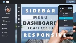 Pure CSS And HTML Sidebar Menu, Pure HTML And CSS Sidebar And Responsive Sidebar For Mobile View