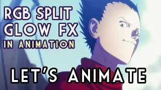 Krita Tutorial: RGB Split & Glow FX For Animation
