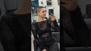 Headshaving woman ASMR #metal