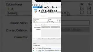 create table and foreign key in workbench 