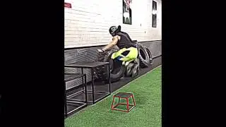 AF Training Videos - Lateral Hurdle Jump x 2 into Squat Box Jump