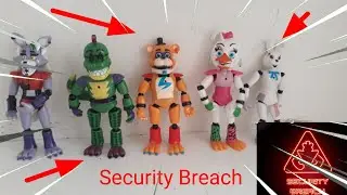 FNaF Security Breach aksiyon figürlerim geldi!!1! |Orjinal değiller 😑|