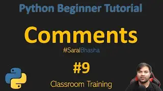 Comments in Python | Python Beginner Tutorial | #9