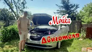Я помыл двигатель и установил новые подкрылки на свой автомобиль Hyundai Elantra HD Life G4.