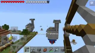 Minecraft PE SkyWars: Ержик тащит(Mine-games)