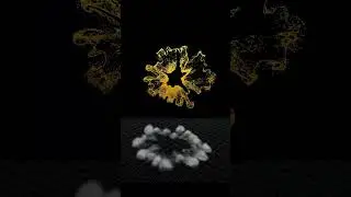 Particle advection simulation 