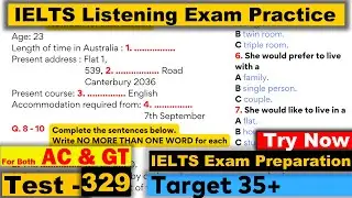 IELTS Listening Practice Test 2023 with Answers [Real Exam - 327 ]