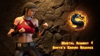 Mortal Kombat 4 - Sonya's Ending Remade in Unreal Engine 4