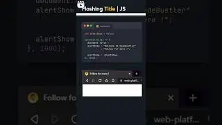 flash title  in js 