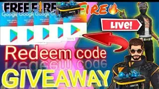 Free Fire Live | Redeem Code Giveaway Live | New Top Up Event Giveaway | FF Redeem Code Live