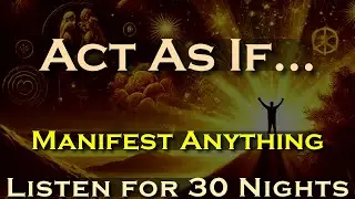 Act As If.... MANIFEST ANYTHING ~ Listen for 30 Nights Sleep Meditation
