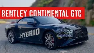 V8 Hybrid 2025 Bentley Continental GTC  spotted in US