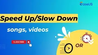 How to Speed up/Slow down a Song with EaseUS Vocal Remover