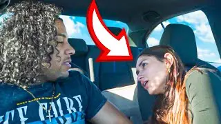 Getting him “EXCITED” before we leave the CAR prank!!
