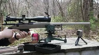 22 creed reload #3 shooting 77gn tmk 100rd break in