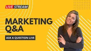 🎙TOPIC: Marketing Q&A - LIVE today at Noon PT