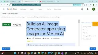 Build an AI Image Generator app using Imagen on Vertex AI 