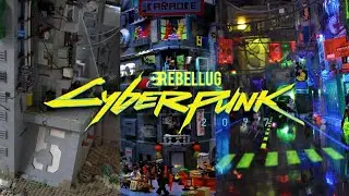 RebelLUG CYBERPUNK Collaboration (17 builds, LEGO MOC Showcase)