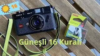 Sunny 16 Nedir? // Güneşli Hava F/16 Kuralı // Analog Fotoğrafçılık Dersleri