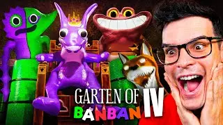 ME ENFRENTÉ a GARTEN of BANBAN 4 😱 (Juego Completo)