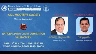 National Moot Court Competition 2024, (Valedictory)