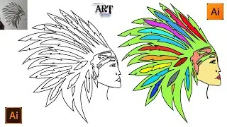 Digital Art Free Course Adobe Illustration (2023) Editing Draw Vector / Cartoon effects part 04