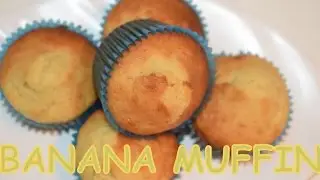easy BANANA MUFFINS RECIPE