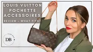 LOUIS VUITTON POCHETTE ACCESSOIRES REVIEW AND WHAT'S IN MY BAG | DILARA BOSAK