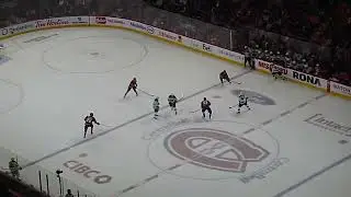 Kirill Kaprizov of the Minnesota Wild scores a power play goal vs. the Montreal Canadiens 10/17/23