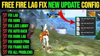 Free Fire + free Fire Max lag fix ob48 update new html config