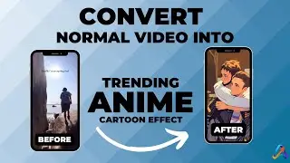 How to Convert Normal Video into Anime | Convert Video to Anime Ai |  Video to Cartoon Converter App
