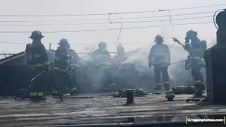 St Albans 2nd Alarm Store Fire