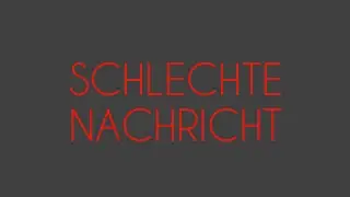 Leider gibt es eine Schlechte Nachricht